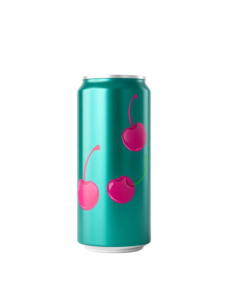 Canette STEELA Cerise Noire